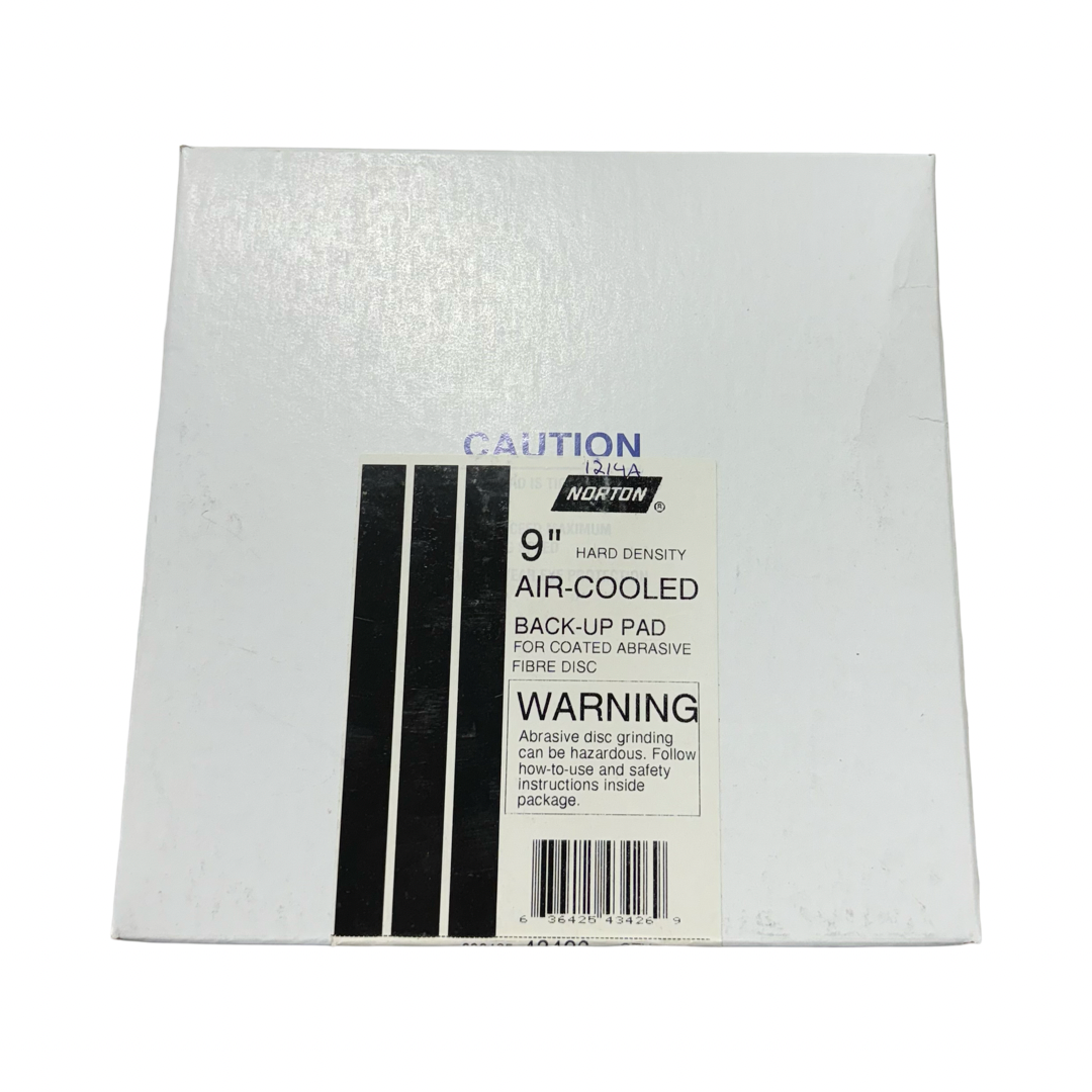 Norton 9" Hard Density Air-Cooled Back-Up Pad for Coated Abrasive Fiber Disc