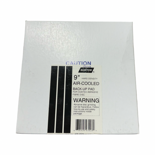 Norton 9" Hard Density Air-Cooled Back-Up Pad for Coated Abrasive Fiber Disc