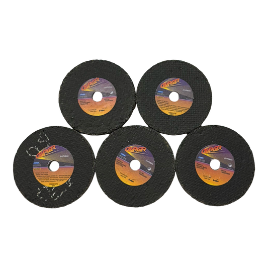 Norton CHARGER 3" x 1/4" x 3/8" Snagging Wheel AZ20-T 5 Pack