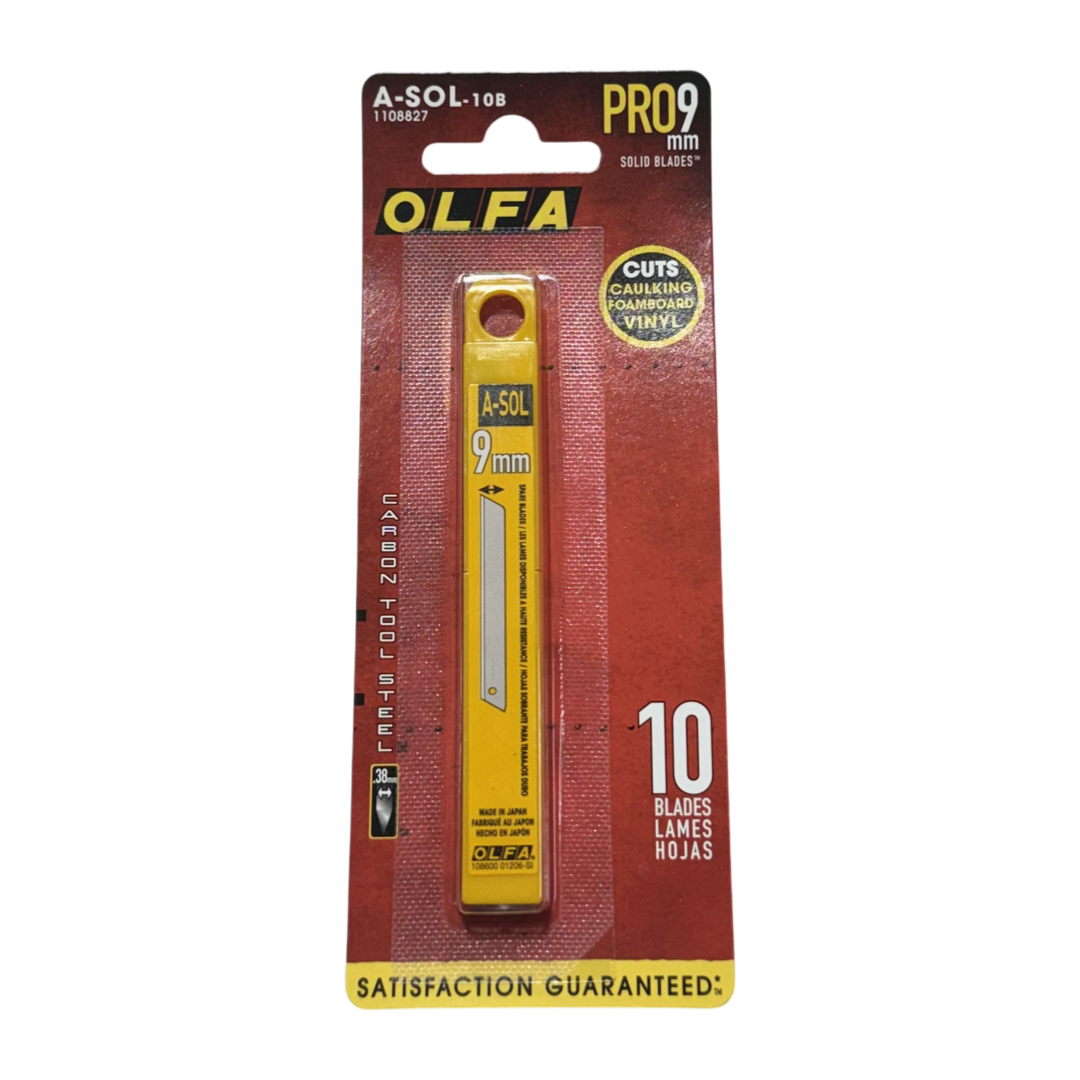 OLFA 9mm Utility Knife Replacement Blades Heavy Duty 10 Blades