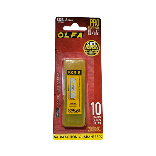 OLFA PRO Heavy-Duty Utility Replacement Blades for SK-8 Knife 10 Pack