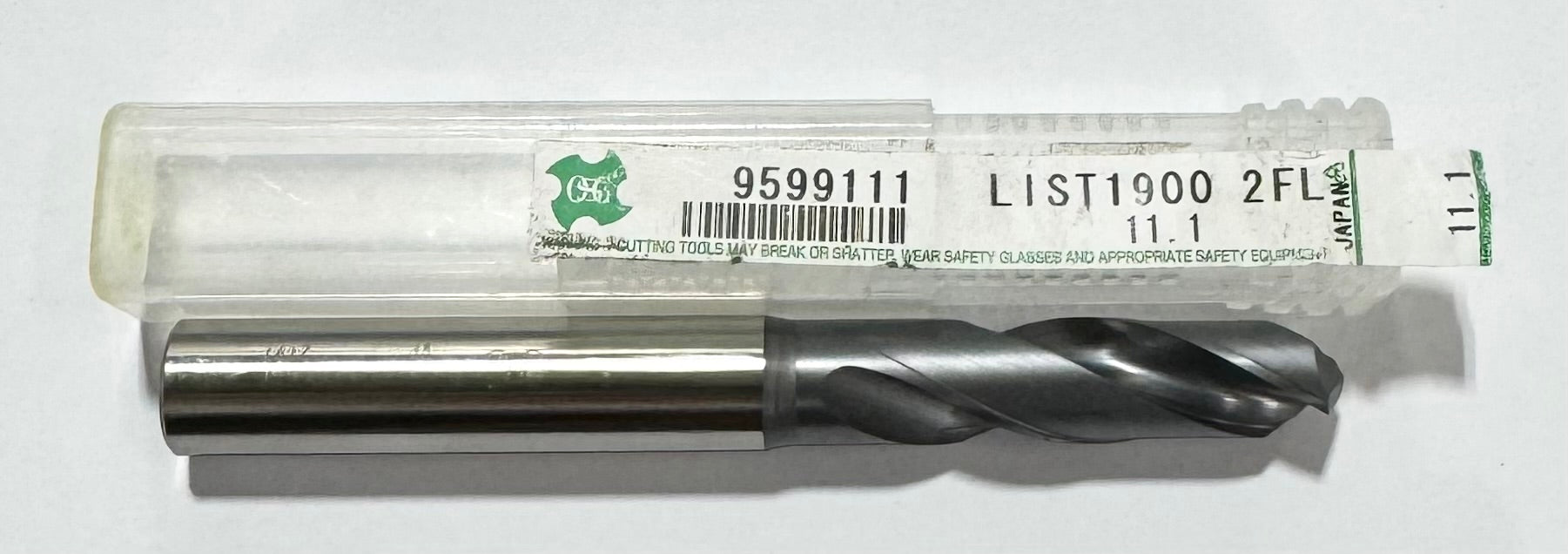 OSG 11.1 HSSPM Screw Machine Length Drill 2 Flute V Coating High Performance