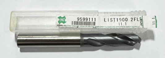 OSG 11.1 HSSPM Screw Machine Length Drill 2 Flute V Coating High Performance