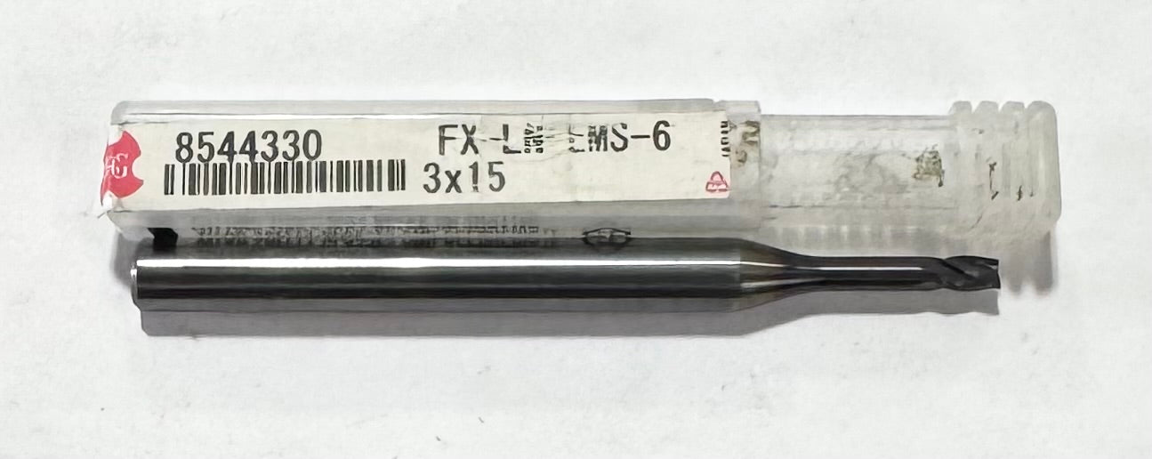 OSG 3mm Carbide End Mill 4FL Long Neck High Performance FX Coated
