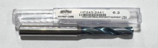 OSG 6.2mm Solid Carbide Drill 3xD 2 Flute EgiAs Coated usa mADE