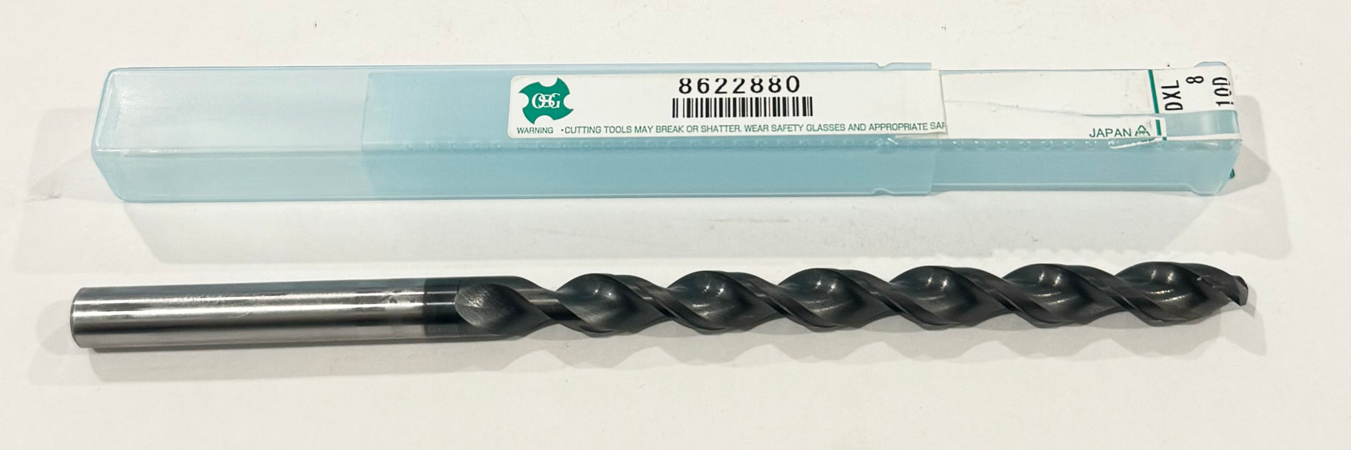 OSG 8mm Cobalt Drill 10xD WXL Coated 8622880