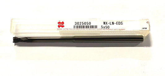 OSG Carbide End Mill 5mm x 6mm x 7.5mm x 100mm TiAlN Coated High Performance
