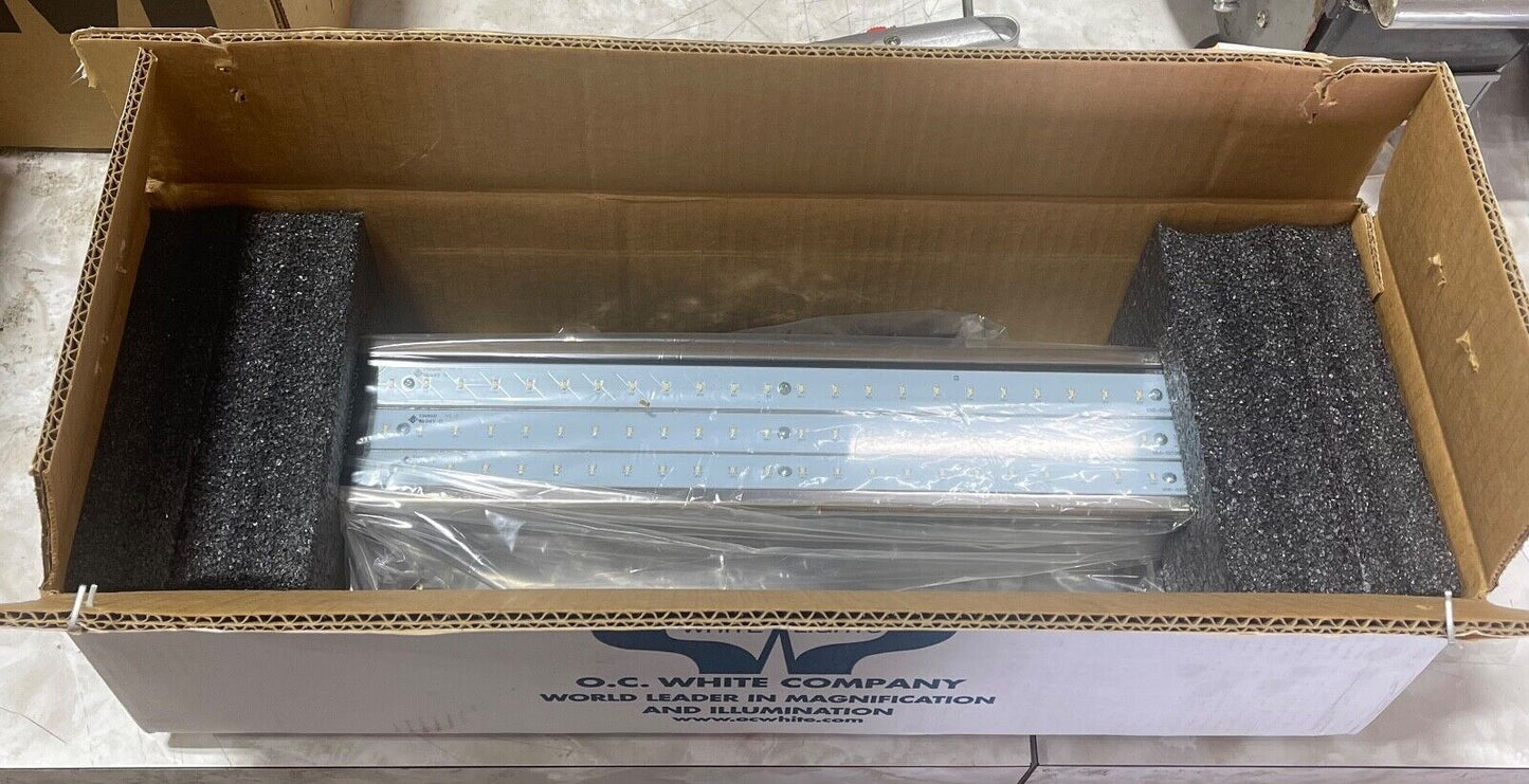 O.C. White Set of 3 LED Machine Lights 19" IP67 Waterproof LED-1936-3-120V