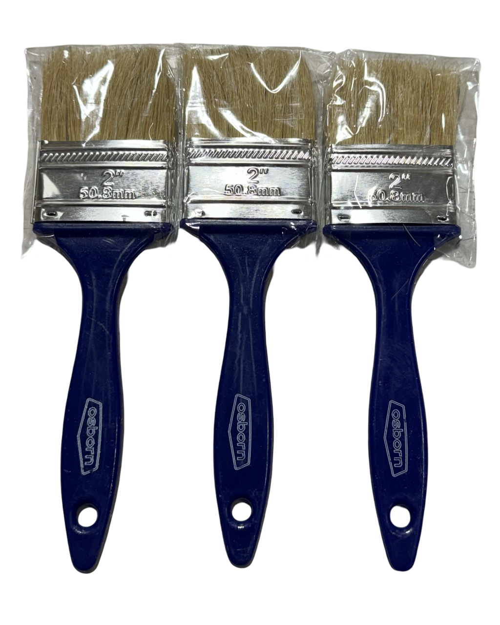 Osborn Paint Brush 2" Wide, 1-1/2" Bristle 3 Pack