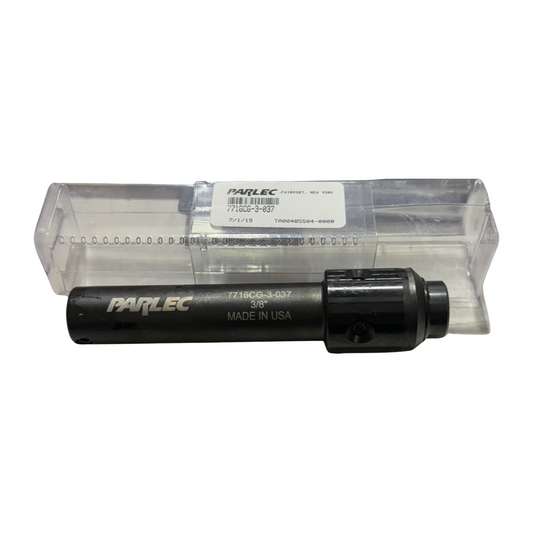 PARLEC Tapping Adapter 0.381″ Tap Shank Dia, 0.286″ Tap Square Size, Through Coolant