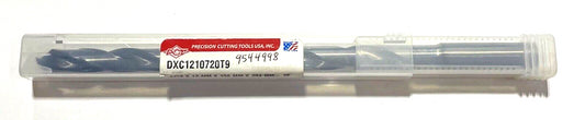 PCT 10.72mm Solid Carbide Drill 12xD TiAlCN Coating 140° Coolant Thru 2FL USA