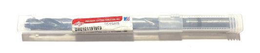 PCT 11.9mm Solid Carbide Drill 12xD TiAlCN Coating 140° Coolant Thru 2FL USA