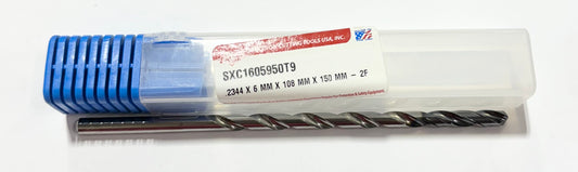 PCT 15/64" High Performance Solid Carbide Drill 16xD AlTiN 2FL