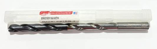 PCT 29/64" Solid Carbide Drill 12xD Coolant Thru TiAlCN Coated 2FL USA
