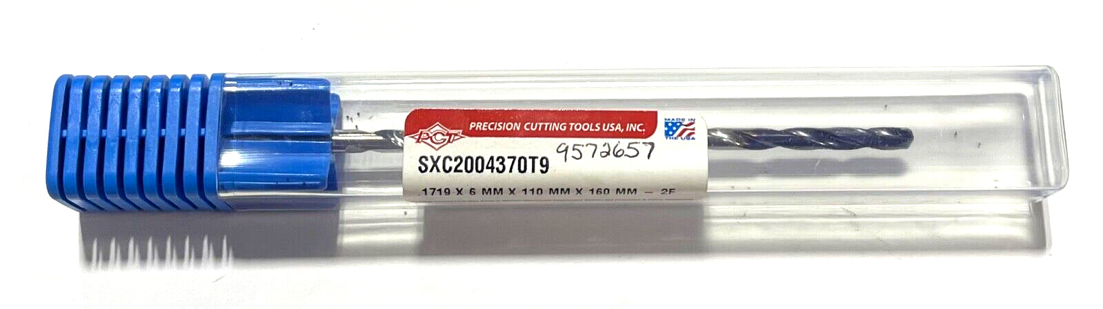PCT 4.37mm Solid Carbide Drill 20xD TiAlCN Coating 135° Coolant Thru 2 Flute USA
