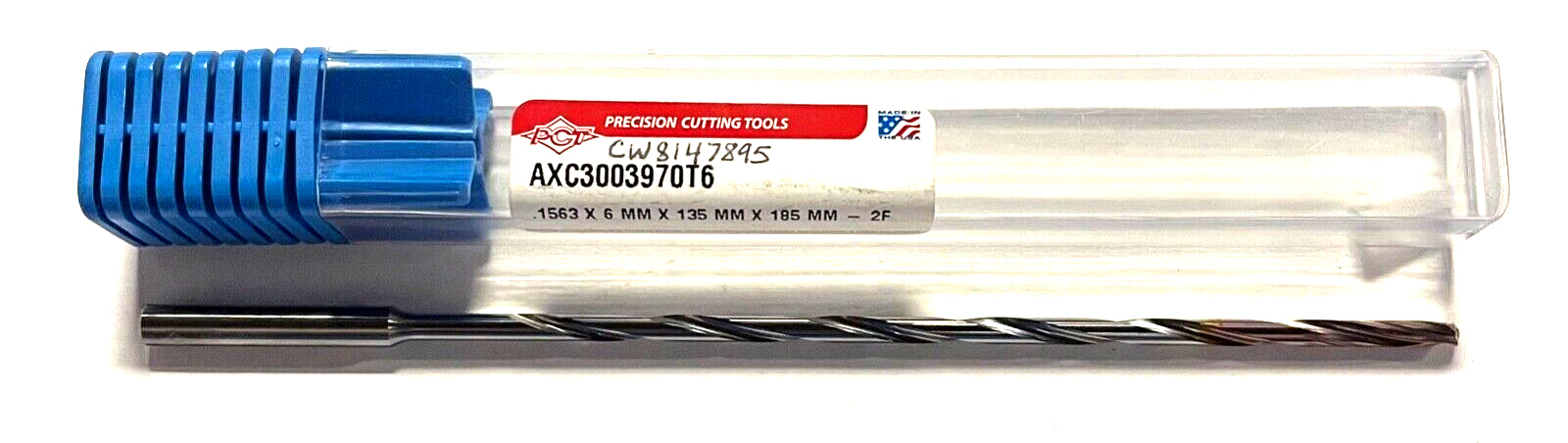 PCT .1563 Solid Carbide Drill 30xD Coolant Thru 135° 2FL ZicroPlus Triple Margin