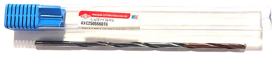 PCT .2187 Solid Carbide Drill 25xD Coolant Thru 135° 2FL ZicroPlus Triple Margin