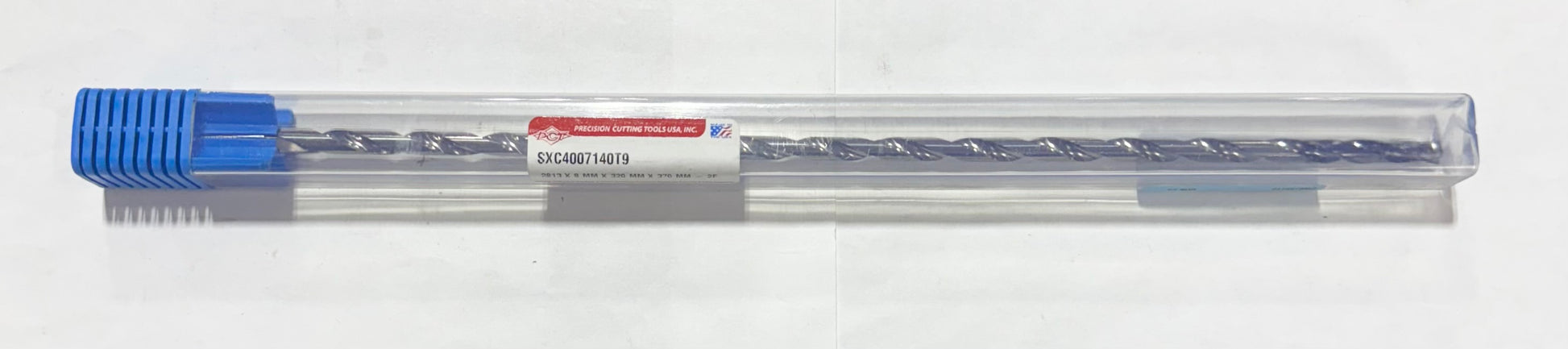 PCT .2813" Solid Carbide Drill 40xD Coolant Thru, 2FL, Double Margin, TiAICN
