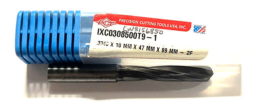 PCT .3346 Solid Carbide Triple Margin Drill 3xD Coolant Thru 2FL Varianta Supral