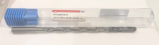 PCT .3437 Solid Carbide Drill 16xD Double Margin Coolant Thru 2FL TiAICN 135 Deg