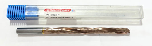 PCT .4687 Solid Carbide Drill 12xD Triple Margin Coolant Thru 2FL ZicroPlus