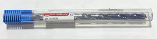 PCT .4687" Solid Carbide Drill 16xD Coolant Thru, 2FL, Double Margin, TiAICN
