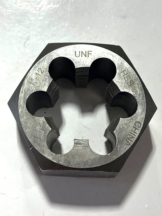 ProCut 1"-12 NF HSS Hexagon Die Standard Thread