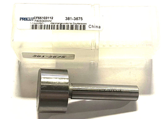 ProCut 1-1/32" HSS Pilot For Interchangeable Counterbores PILOT ONLY