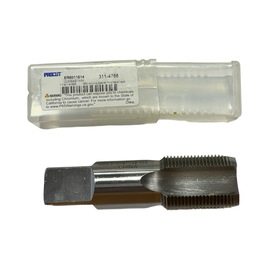 ProCut 1-1/4"-14 HSS Hand Tap 4 Flute Plug Tap