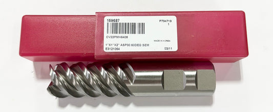 ProCut 1" Cobalt End Mill 4 Flute 60 Deg Helix
