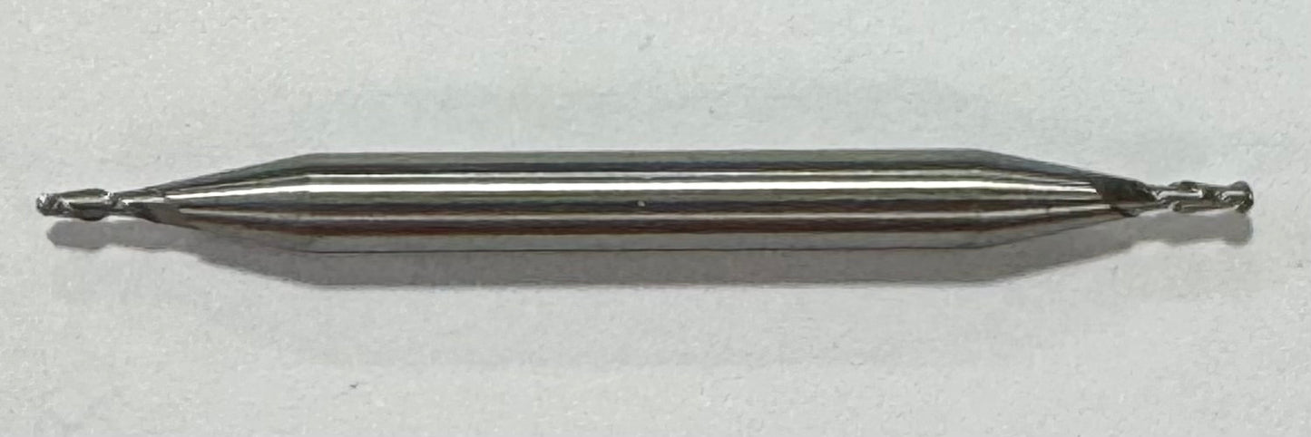 ProCut 1/16" HSS Ball Nose Double End Mill 2 Flute 3/16" Shank