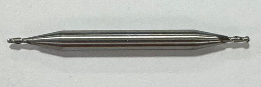 ProCut 1/16" HSS Ball Nose Double End Mill 2 Flute 3/16" Shank