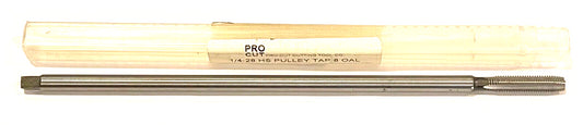 ProCut 1/4-28 x 8" Pulley Tap High Speed Steel 4 Flute Plug Tap