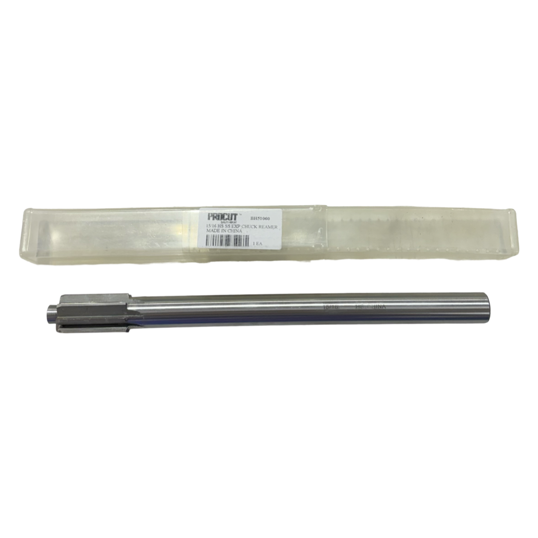 ProCut 15/16" HSS Straight Shank Expansion Chucking Reamer