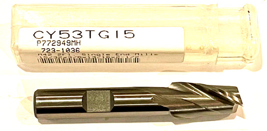 ProCut 15/32" Cobalt M42 End Mill 2 Flute 3/8" Shank