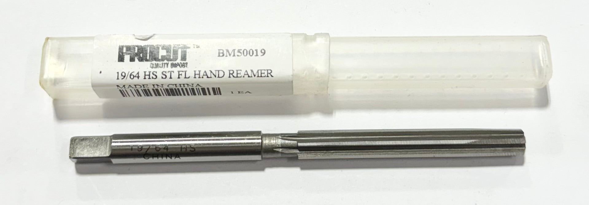 ProCut 19/64" HSS Hand Reamer Striaght Flute