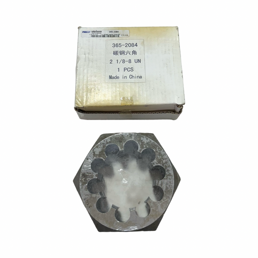 ProCut 2-1/8"-8 Carbon Steel Hexagon Special Thread Die