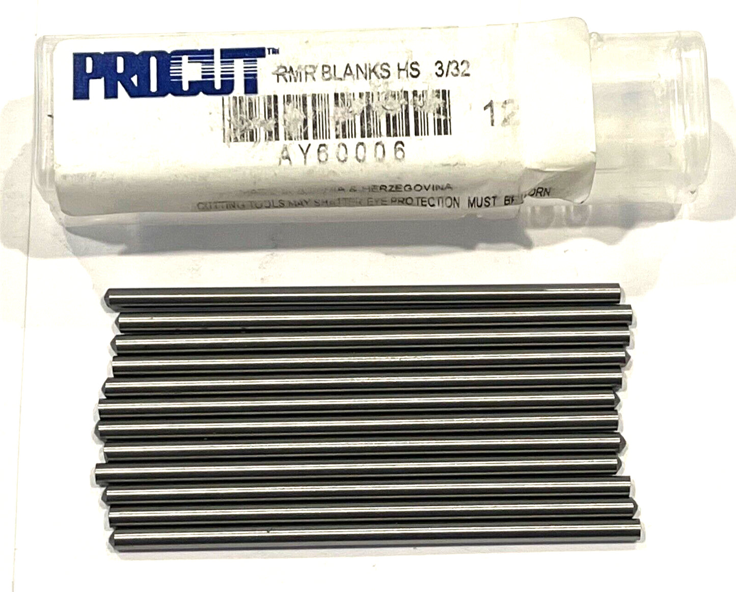 ProCut 3/32" HSS Reamer Blank Bright Finish 12 Pack