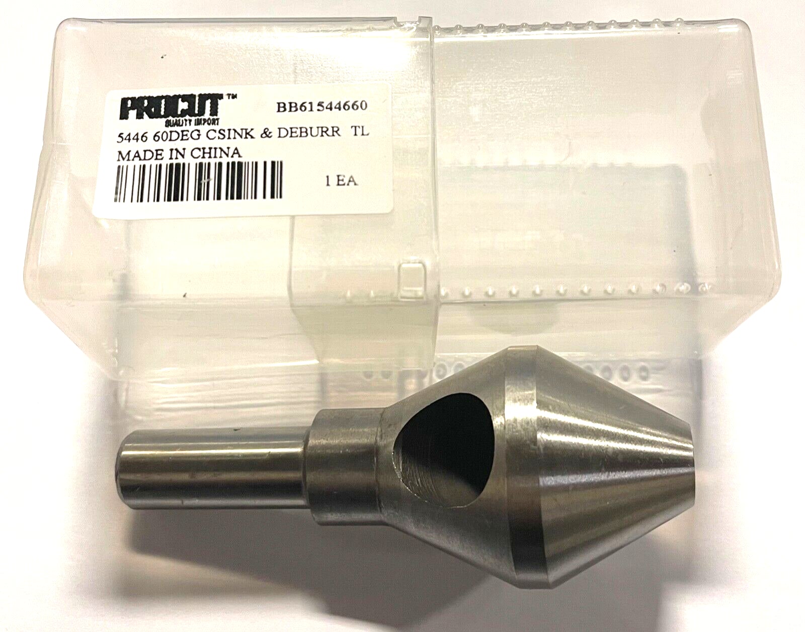 ProCut 3/4" to 1-3/4" Diameter Range Pilotless Countersink 0 Flute 60Â°