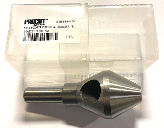 ProCut 3/4" to 1-3/4" Diameter Range Pilotless Countersink 0 Flute 60Â°