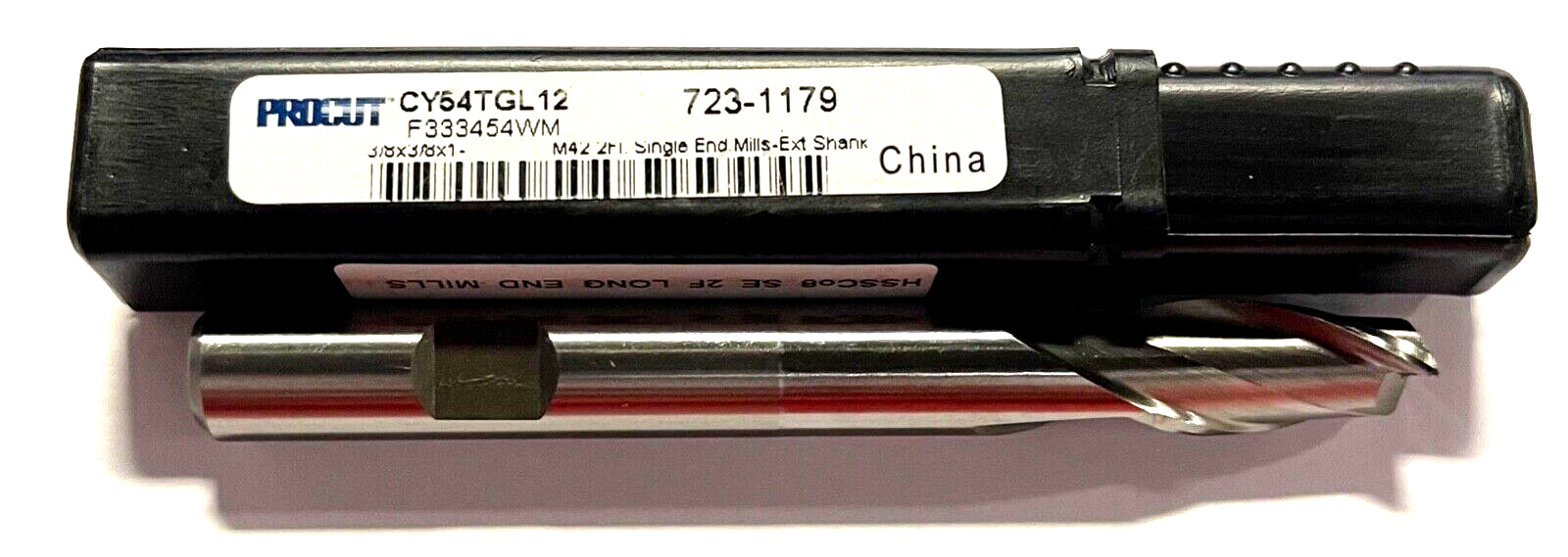 ProCut 3/8" Cobalt M42 End Mill 2 Flute Extension Type