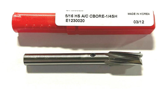ProCut 5/16" HSS Aircraft Counterbore Interchangeable Pilot 1/4" Shank