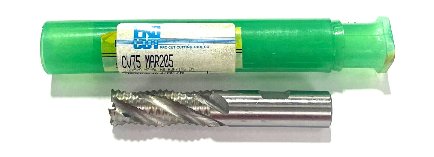ProCut 5/8" HSS Roughing End Mill 4 Flute Coarse CV75MAR205