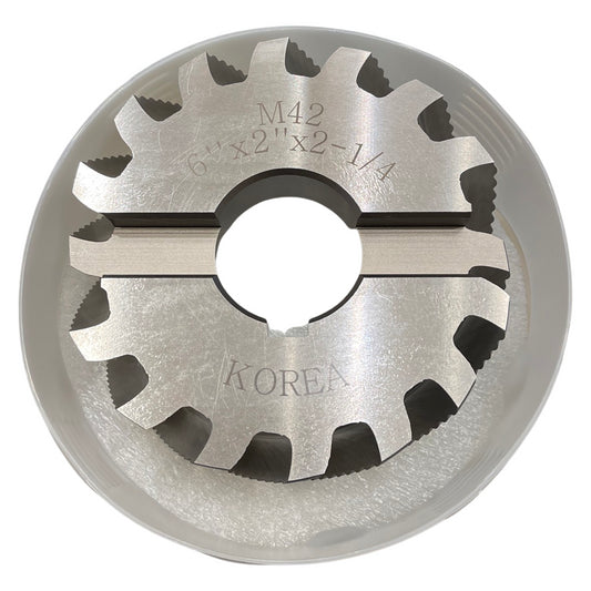 ProCut 6" Cobalt M42 Roughing Shell End Mill 14 Flute 2" Arbor Hole