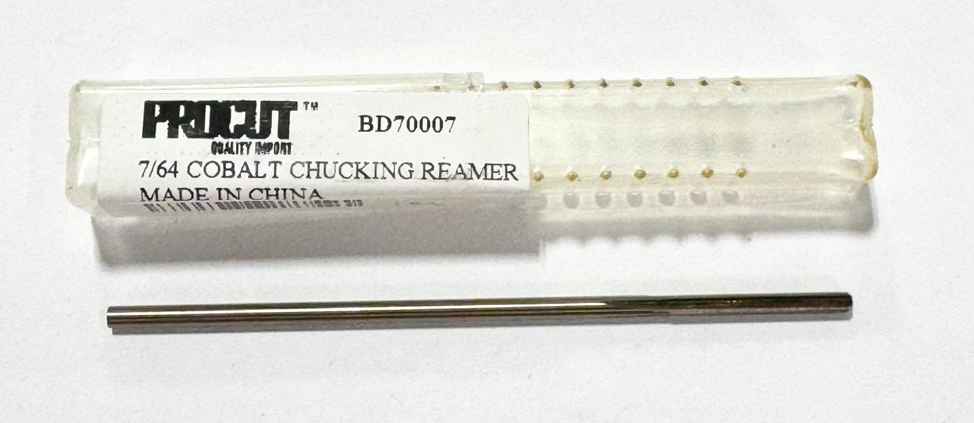 ProCut 7/64" Cobalt Chucking Reamer Straight Flute Straight Shank