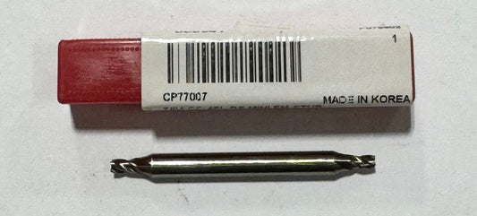 ProCut 7/64" Cobalt Double Miniature End Mill 4 Flute Stub Length