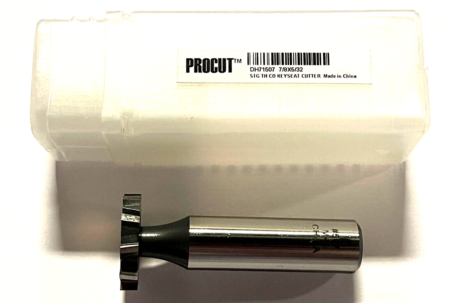 ProCut 7/8" Cobalt M42 Woodruff Keyseat Cutter 1/2" Shank Staggered Tooth