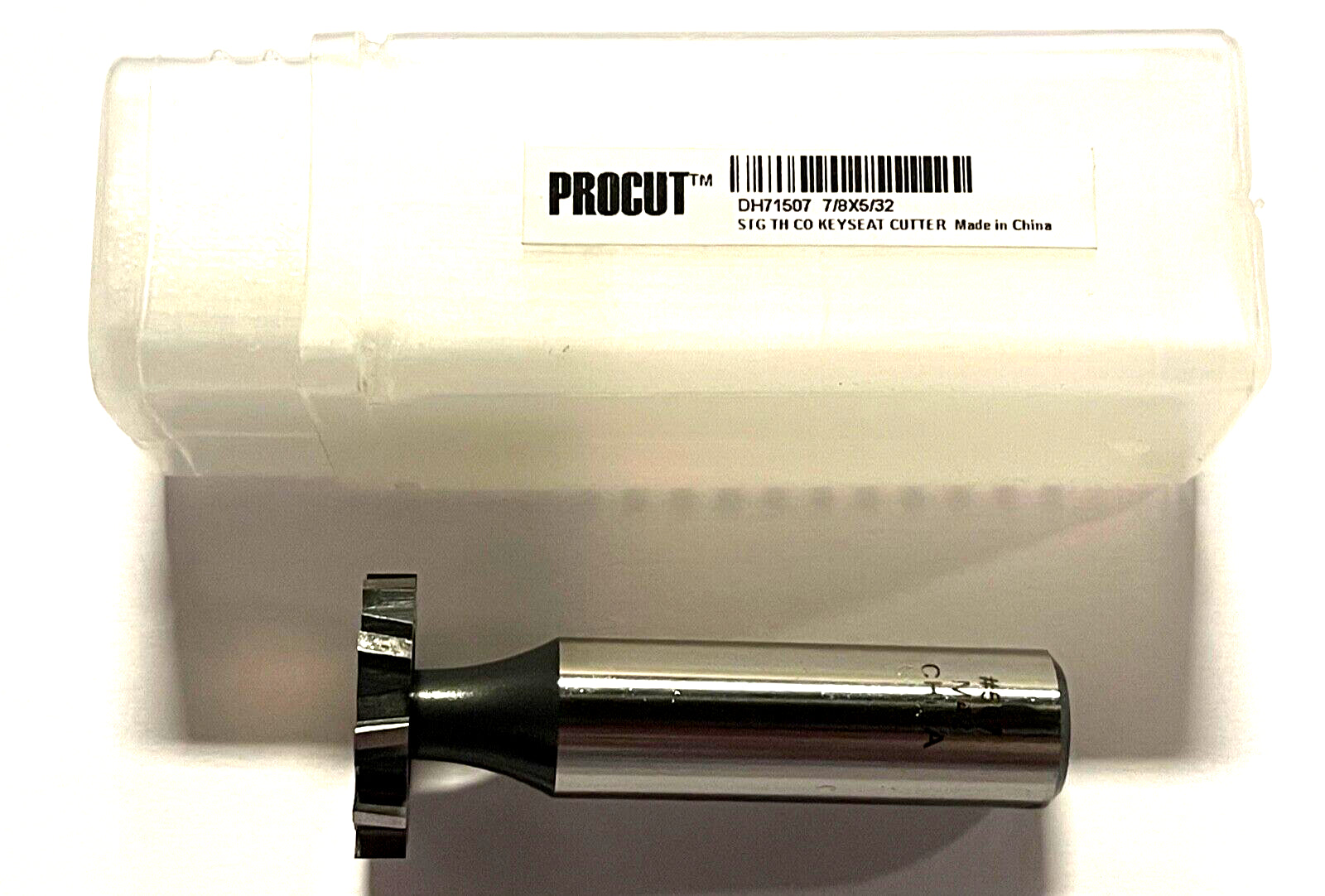 ProCut 7/8" Cobalt M42 Woodruff Keyseat Cutter 1/2" Shank Staggered Tooth