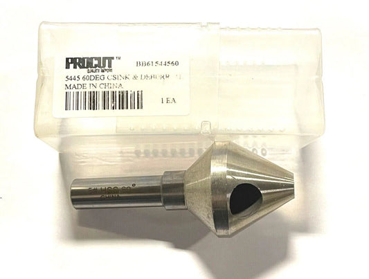 ProCut Pilotless Countersink 5/8" to 1-15/32" Diameter Range 60° 0 Flute