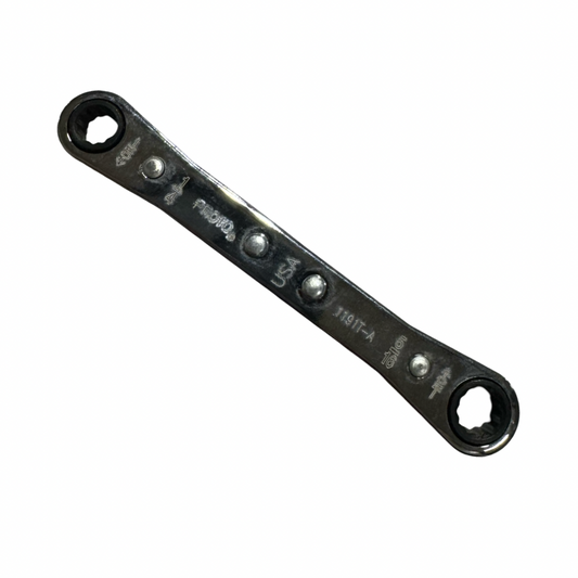 Proto 1/4" x 5/16" Ratcheting Double End Box Wrench Tether Ready 12 Point USA